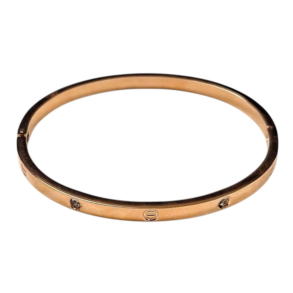 Bangle Bracelet Rosegold Stainless Steel - Jewelry and more