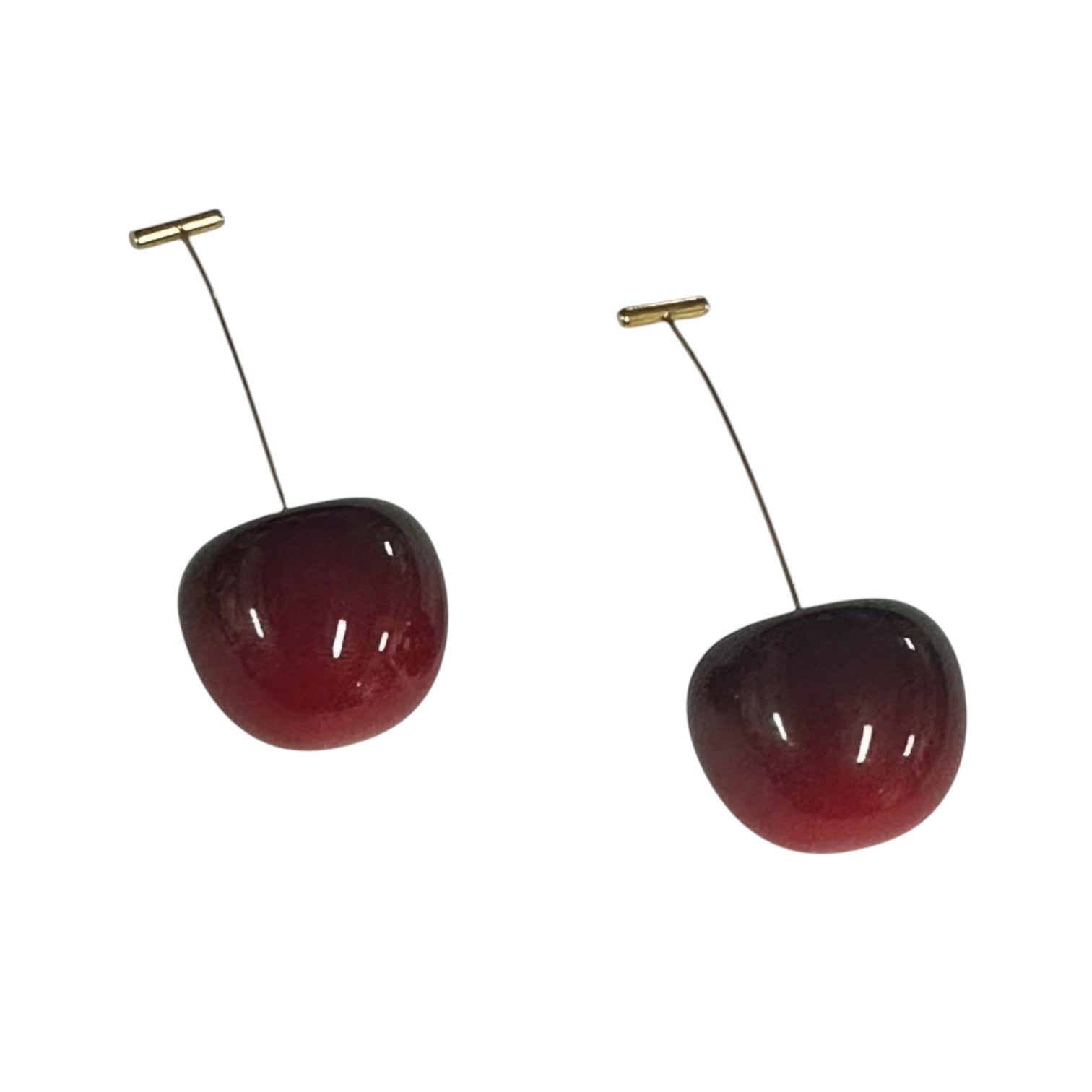 Cherry Drop Earrings Stainless Steel - Jewelry and more