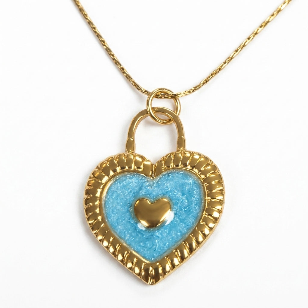 Heart Pendant Necklace — Clean Studio | Generated by Modelize