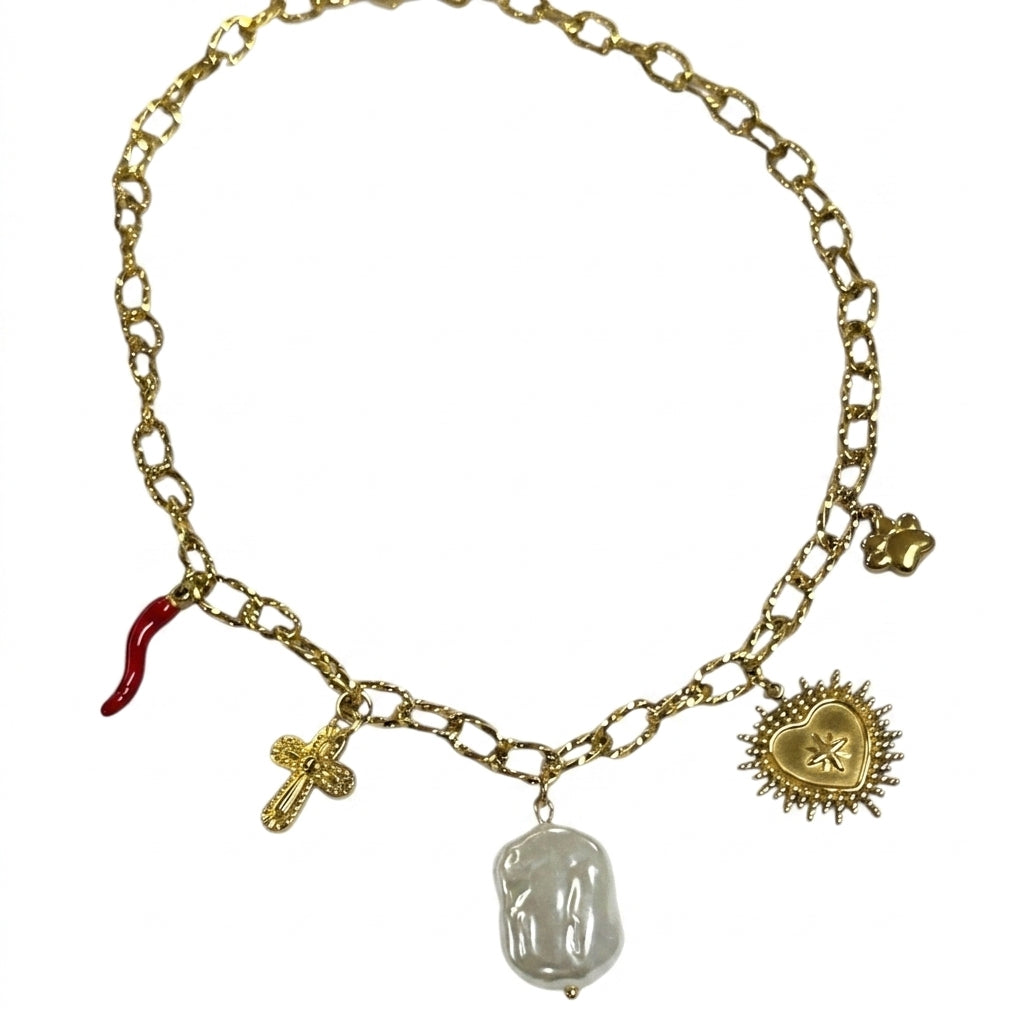 Charm Necklace — Clean Studio | Generated by Modelize