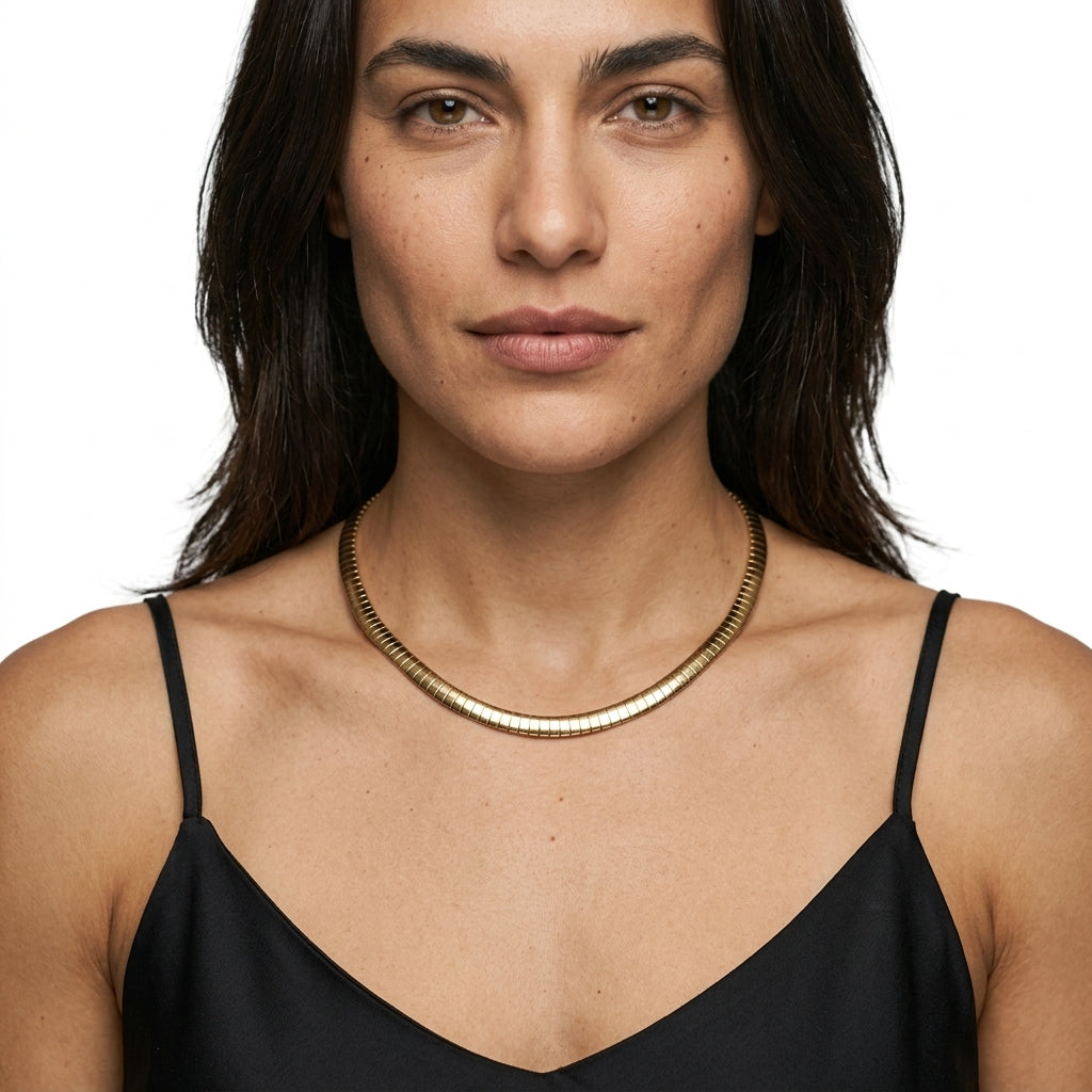Necklace — On Model — Accessories Focus | Generated by Modelize