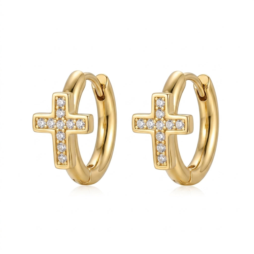 Huggie Earrings — Clean Studio | Generated by Modelize