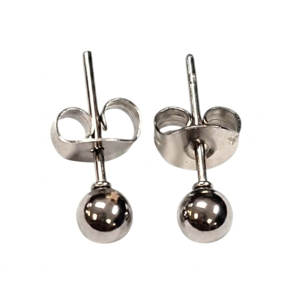 Ball Stud Earrings — Clean Studio | Generated by Modelize