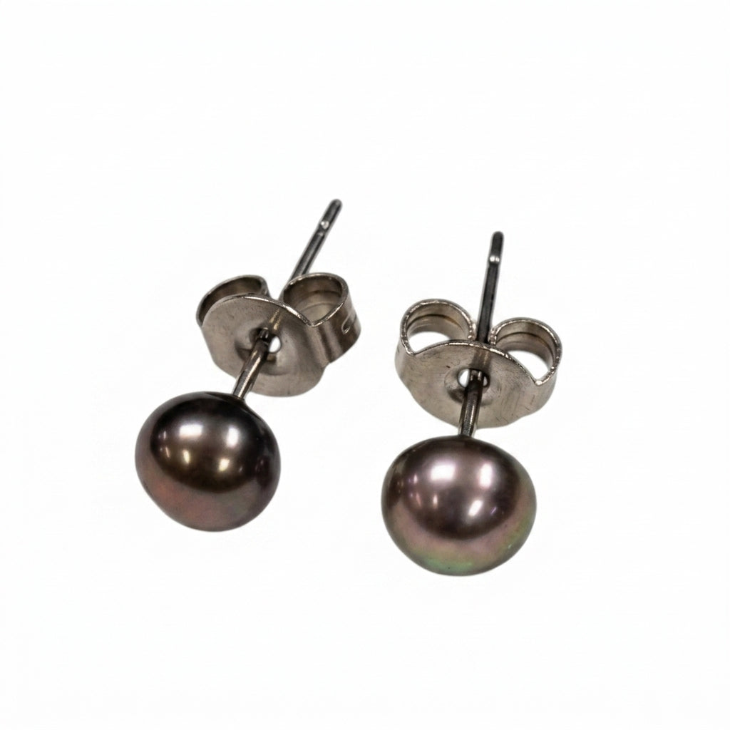 Stud Earrings — Clean Studio | Generated by Modelize