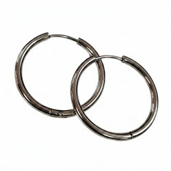 Hoop Earrings — Clean Studio | Generated by Modelize