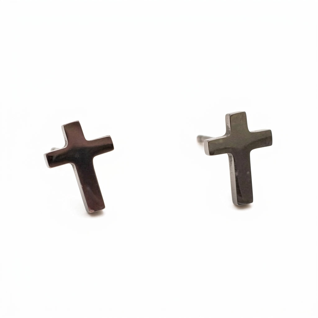 Stud Earrings — Clean Studio | Generated by Modelize