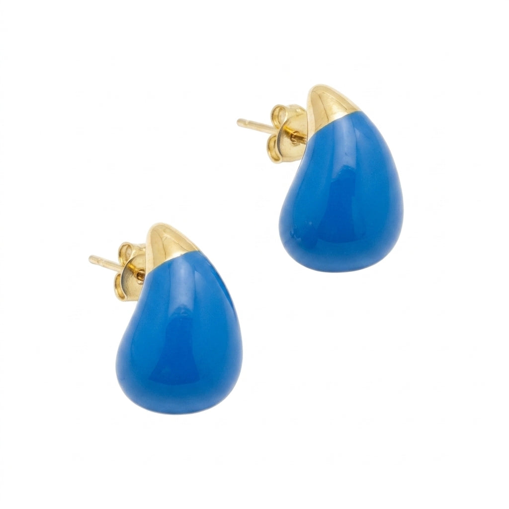 Stud Earrings — Clean Studio | Generated by Modelize