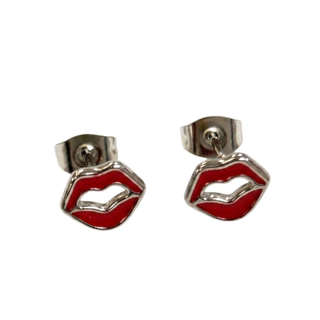 Stud Earrings — Clean Studio | Generated by Modelize