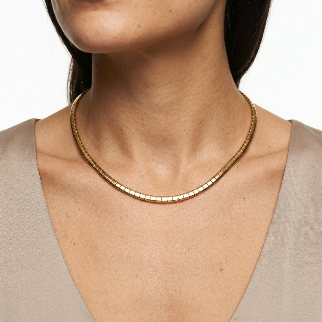 Necklace — On Model — Accessories Focus | Generated by Modelize
