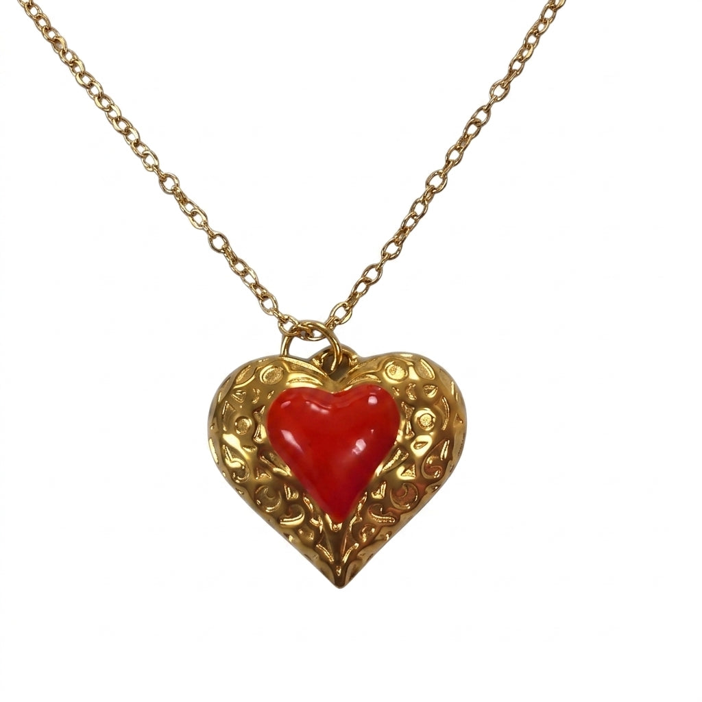 Heart Pendant Necklace — Clean Studio | Generated by Modelize