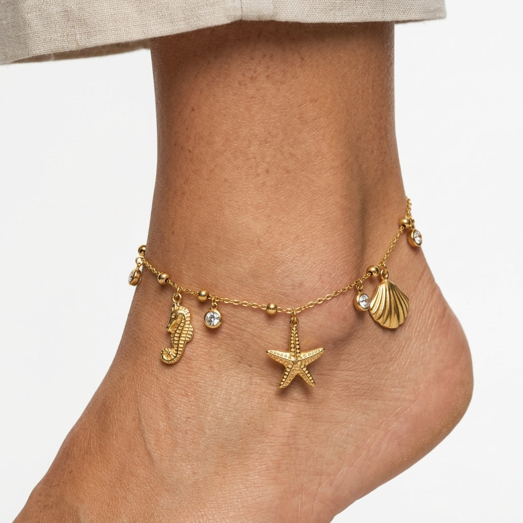 Anklet — On Model — Accessories Focus | Generated by Modelize