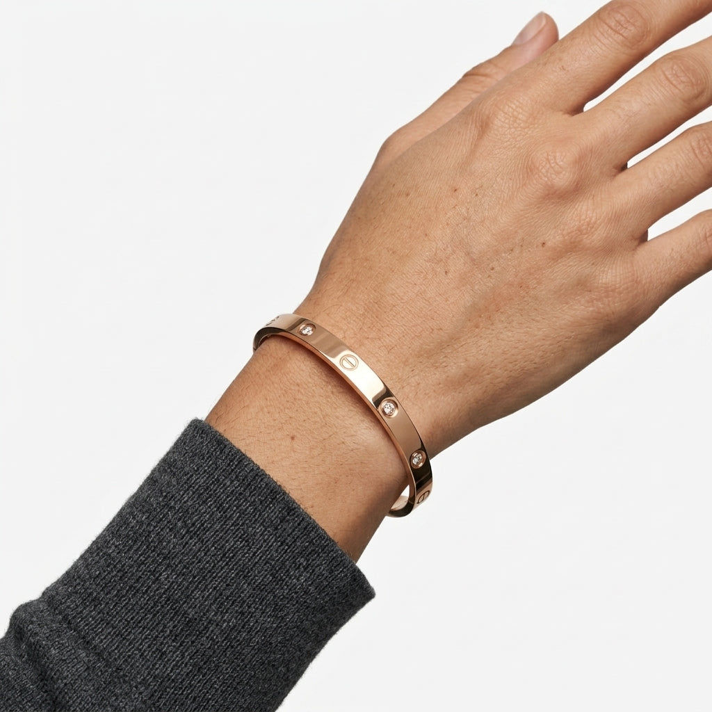 Bangle Bracelet — On Model — Accessories Focus | Generated by Modelize